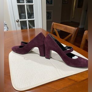 Paul Green Nadia MJ Bordo Suede size 10, as close to new as possible as uses